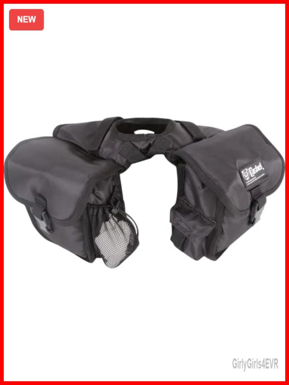 Cashel Horse Saddle Pommel Horn Bag Padded Pockets Cell Phone Pocket